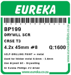 BP199 - Drywall Screw T3 -BP199_label_T